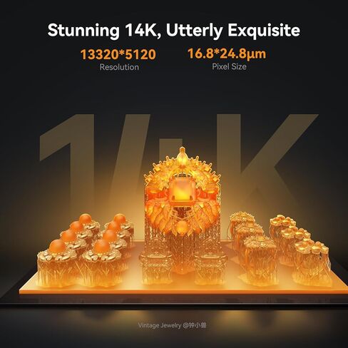 Creality Resin 3D Printer Halot Mage S 14K, with 10.1" HD LCD MSLA Mono, 4X High Speed Printing for 150mm/h Speed, UV Resin Photocuring Printer, Large Printing Size 8.78x4.96x9.06 inches in Kuwait