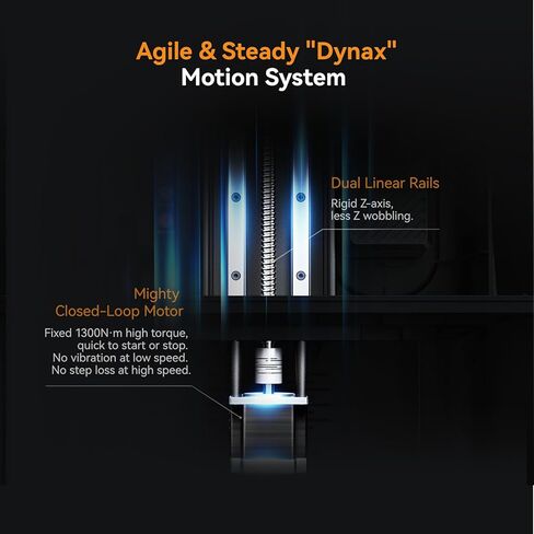 Creality Resin 3D Printer Halot Mage S 14K, with 10.1" HD LCD MSLA Mono, 4X High Speed Printing for 150mm/h Speed, UV Resin Photocuring Printer, Large Printing Size 8.78x4.96x9.06 inches in Kuwait