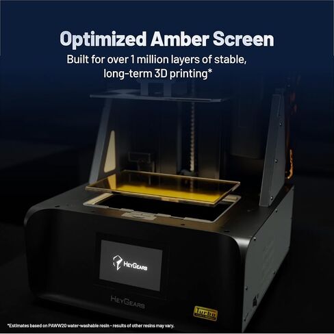 طابعة Reflex RS Turbo الراتنج ثلاثية الأبعاد مع شاشة كهرمانية، ونسبة تباين عالية تبلغ 566:1، وتوفر دقة عالية تبلغ ±2 ميكرومتر وسرعة عالية تبلغ 4.5 ثانية/طبقة، ومحور Z صناعي C5 وتسوية تلقائية in Kuwait