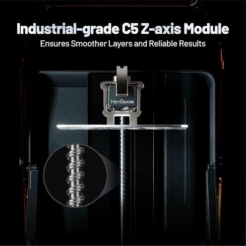 طابعة Reflex RS Turbo الراتنج ثلاثية الأبعاد مع شاشة كهرمانية، ونسبة تباين عالية تبلغ 566:1، وتوفر دقة عالية تبلغ ±2 ميكرومتر وسرعة عالية تبلغ 4.5 ثانية/طبقة، ومحور Z صناعي C5 وتسوية تلقائية in Kuwait