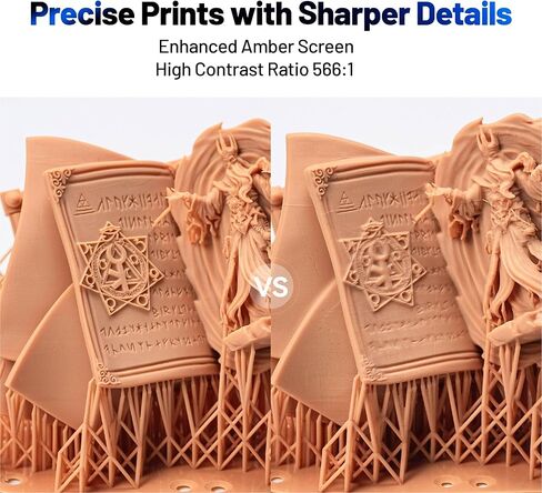 طابعة Reflex RS Turbo الراتنج ثلاثية الأبعاد مع شاشة كهرمانية، ونسبة تباين عالية تبلغ 566:1، وتوفر دقة عالية تبلغ ±2 ميكرومتر وسرعة عالية تبلغ 4.5 ثانية/طبقة، ومحور Z صناعي C5 وتسوية تلقائية in Kuwait