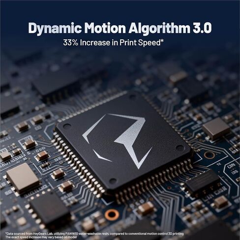 طابعة Reflex RS Turbo الراتنج ثلاثية الأبعاد مع شاشة كهرمانية، ونسبة تباين عالية تبلغ 566:1، وتوفر دقة عالية تبلغ ±2 ميكرومتر وسرعة عالية تبلغ 4.5 ثانية/طبقة، ومحور Z صناعي C5 وتسوية تلقائية in Kuwait