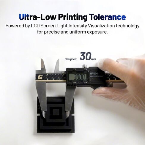 طابعة Reflex RS Turbo الراتنج ثلاثية الأبعاد مع شاشة كهرمانية، ونسبة تباين عالية تبلغ 566:1، وتوفر دقة عالية تبلغ ±2 ميكرومتر وسرعة عالية تبلغ 4.5 ثانية/طبقة، ومحور Z صناعي C5 وتسوية تلقائية in Kuwait