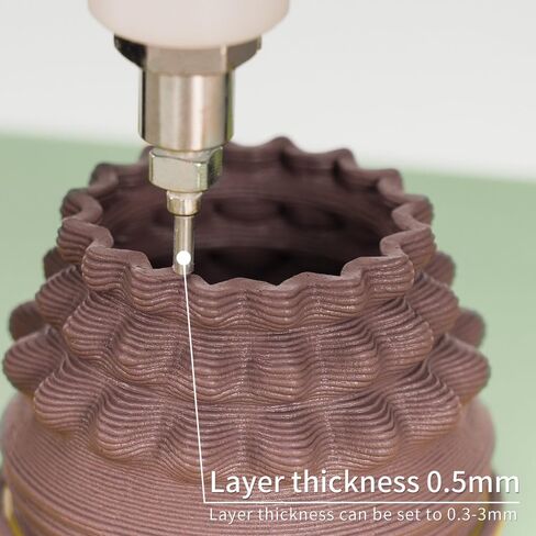 TRONXY 3D Printers Moore 2Pro Clay 3D Printer Building Size 10x10x10.2inch with Feeding System Electric Putter Ceramic 3D Printing in Kuwait