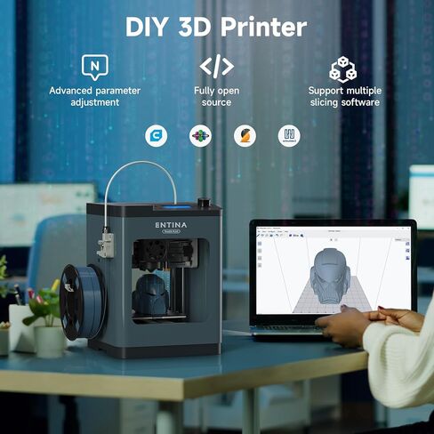 طابعات ثلاثية الأبعاد TINA2 Plus V2، طابعة FDM Mini ثلاثية الأبعاد عالية السرعة 250 مم/ثانية مع منصة فولاذية زنبركية، طابعة ثلاثية الأبعاد مجمعة بالكامل للأطفال والمبتدئين مع طابعات ثلاثية الأبعاد عالية الدقة بتقنية WiFi in Kuwait
