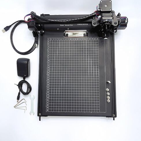 A4 Pen Plotter, Half-Auto Signature Drawing Writing Robot, XYZ Pen Plotter with Offline Function, Enlarged Base Plate 12 x 12'' in Saudi Arabia