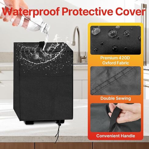 Food Mixer Cover Commercial, 15QT Kitchen Mixer Cover, 600D Waterproof and Dustproof Mixer Covers in Kuwait