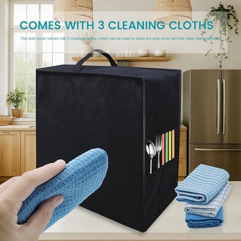 غطاء آلة Slushie لصانع المشروبات الاحترافي Ninja Frozen غطاء غبار لـ FS301C/FS301 غطاء مقاوم للماء لآلة عصير المنزل من النايلون متوافق مع ملحقات Ninja Slushie in Kuwait