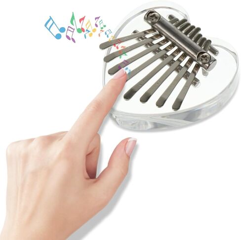 Happyyami Mini Kalimba Thumb Piano 8 Keys Portable Finger Piano Musical Instrument for Beginners Kids and Adults Compact Sapele Wood Music in Saudi Arabia
