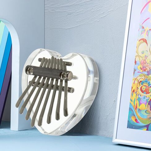 Happyyami Mini Kalimba Thumb Piano 8 Keys Portable Finger Piano Musical Instrument for Beginners Kids and Adults Compact Sapele Wood Music in Saudi Arabia