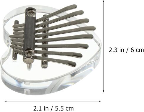 Happyyami Mini Kalimba Thumb Piano 8 Keys Portable Finger Piano Musical Instrument for Beginners Kids and Adults Compact Sapele Wood Music in Saudi Arabia