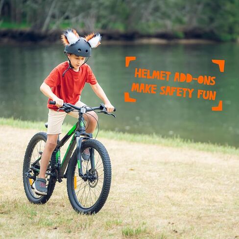 إكسسوارات خوذة الثعلب مع لاصق لاصق وحلقة لاصقة (الخوذة غير متضمنة)، آذان القطط الممتعة/غطاء للتزلج على الجليد، التزلج، ركوب الدراجات، ركوب الدراجات، التزلج للأطفال والكبار in Kuwait