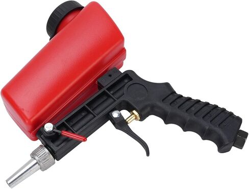 Zunate Pneumatic Sandblaster, Handheld Adjustable Sandblasting Machine for Maintenance Renovation Polishing with Anti Slip Handle and Lightweight Aluminum Body in Saudi Arabia