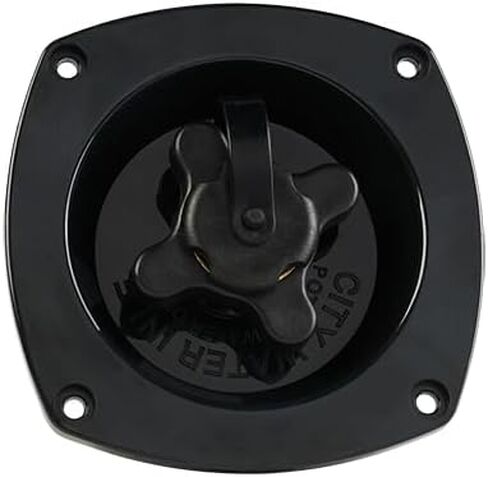 SEAFLO Wall Mount Pressure Regulated Water Inlet (Black) in Saudi Arabia