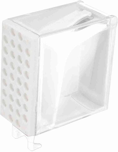 موزع لفافات القطن مقاس 4.7 * 3.8 * 1.9 بوصة، حامل مقسم لفافات القطن لطبيب الأسنان، أزرق (أبيض) in Kuwait