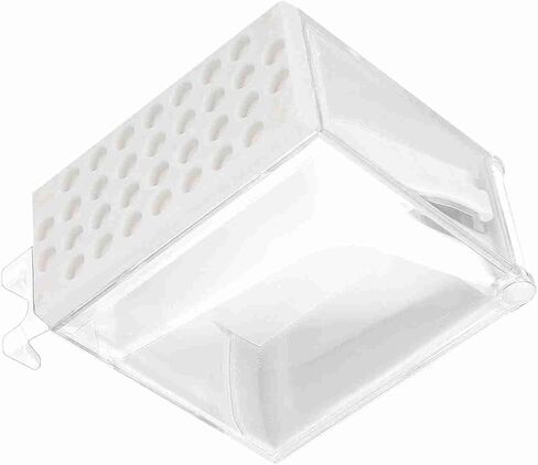 موزع لفافات القطن مقاس 4.7 * 3.8 * 1.9 بوصة، حامل مقسم لفافات القطن لطبيب الأسنان، أزرق (أبيض) in Kuwait