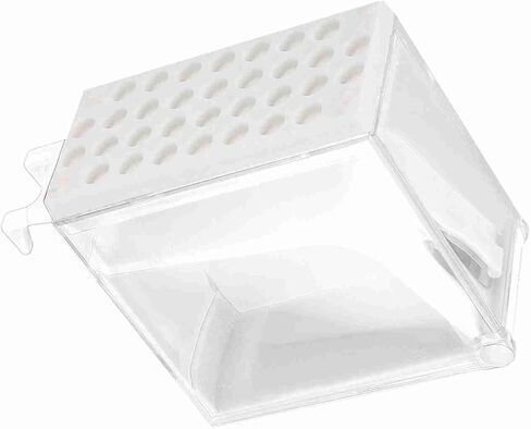 موزع لفافات القطن مقاس 4.7 * 3.8 * 1.9 بوصة، حامل مقسم لفافات القطن لطبيب الأسنان، أزرق (أبيض) in Kuwait