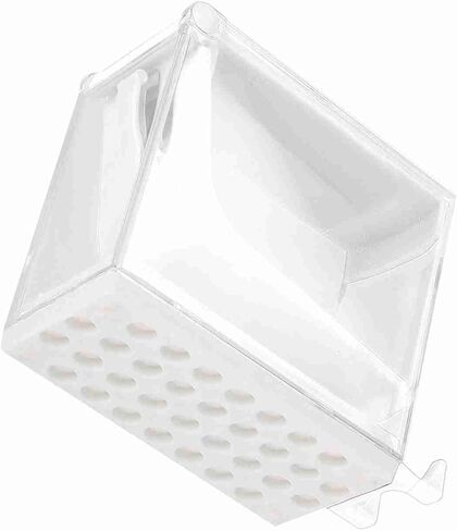 موزع لفافات القطن مقاس 4.7 * 3.8 * 1.9 بوصة، حامل مقسم لفافات القطن لطبيب الأسنان، أزرق (أبيض) in Kuwait