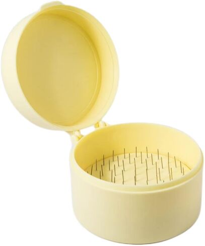 Dental Cotton Roll Round Holder Organizer 3.5" Dental Cotton Rolls Dispenser Yellow (400CRD) in Kuwait