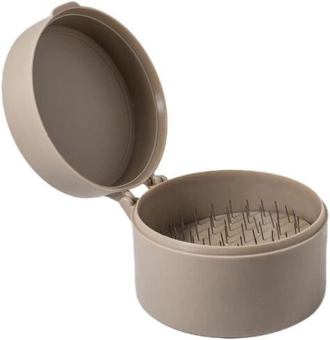 Dental Cotton Roll Round Holder Organizer 3.5" Dental Cotton Rolls Dispenser Beige (400CRD) in Saudi Arabia