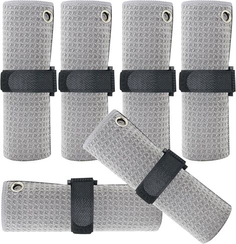 6 قطع من مناشف الجولف، 33 سم × 33 سم، نمط وافل من الألياف الدقيقة لحقائب الجولف للرجال والنساء، هدايا أساسيات الصيد، قماش الأطباق، مناشف المطبخ النظيفة in Kuwait