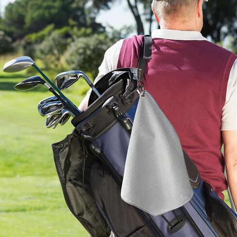 6 قطع من مناشف الجولف، 33 سم × 33 سم، نمط وافل من الألياف الدقيقة لحقائب الجولف للرجال والنساء، هدايا أساسيات الصيد، قماش الأطباق، مناشف المطبخ النظيفة in Kuwait