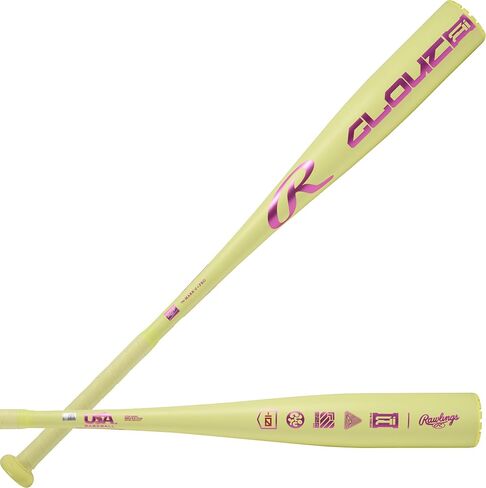 Rawlings | 2026 | Clout Ai Baseball Bat | USA | -10 Drop | 2 5/8" Barrel | 1 Pc. Alloy in Kuwait
