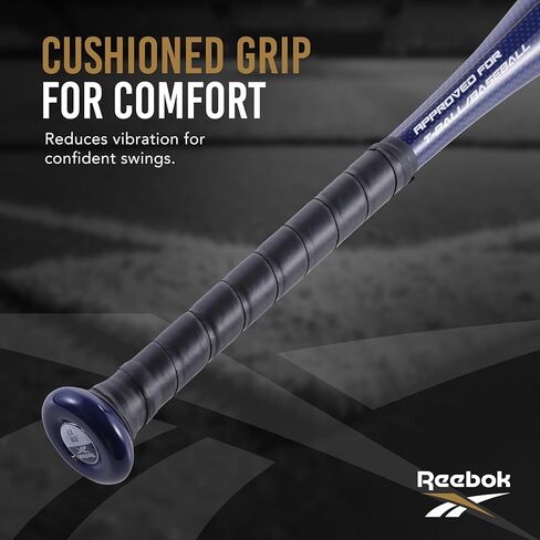 ريبوك - مضرب تي بول، مضرب ألومنيوم مقاس 28 بوصة للأطفال والشباب، خفيف الوزن، عالي الأداء للتمرين والتدريب والمبتدئين in Kuwait