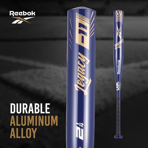 ريبوك - مضرب تي بول، مضرب ألومنيوم مقاس 28 بوصة للأطفال والشباب، خفيف الوزن، عالي الأداء للتمرين والتدريب والمبتدئين in Kuwait