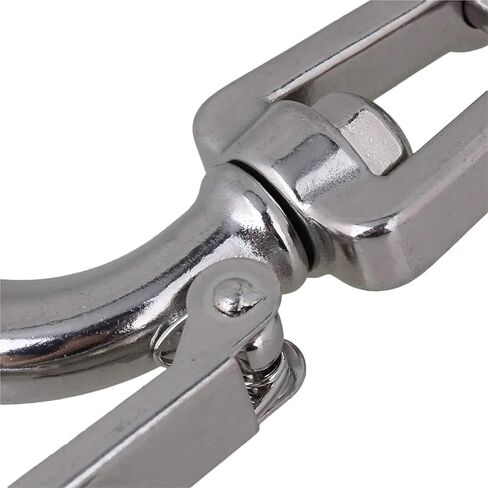 1pcs Hook 304 Stainless Heavy Duty Slip Hook Load Tow Clevis Hook Winch Trailer Steel Clevis Latch Safety Lifting(1T) in Saudi Arabia