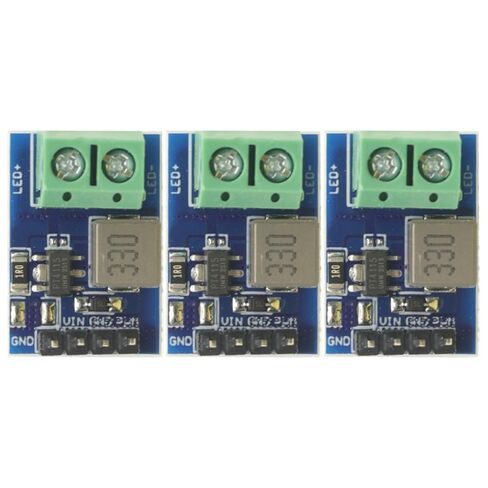 3Pcs PT4115 1-10S LED Constant Current Board Driver Output Module DC 12V PWM LED Dimming Step-Down Constant Current Board in Saudi Arabia