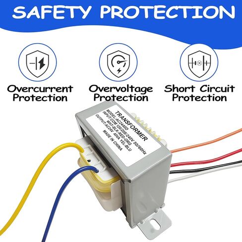 24V 40VA Control Transformer with Foot Mount for HVAC Furnace Multi Tap,Primary Voltage 120/208/240V 50-60hz Secondary 24V in Saudi Arabia