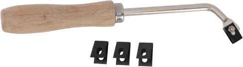 Floor Welding Slot Tool, PVC Plastic Floor Slotting Groover Beech Wood Grooving Gouge Steel Slotting Flooring Tools with 3 Blades in Saudi Arabia
