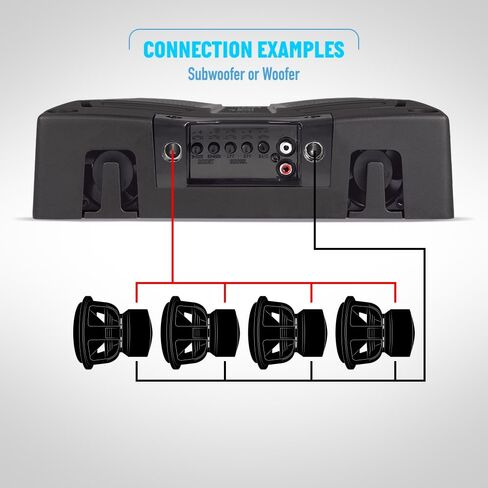 BANDA Audioparts ELEC10K.1OHM Electra Bass Amp 10K - 1 Ohm مضخم رقمي 10000 واط Rms 1-قناة كاملة النطاق in Kuwait