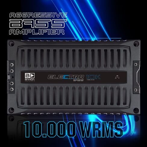 BANDA Audioparts ELEC10K.1OHM Electra Bass Amp 10K - 1 Ohm مضخم رقمي 10000 واط Rms 1-قناة كاملة النطاق in Kuwait