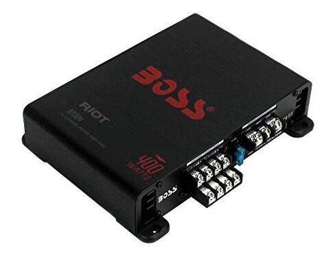 BOSS Audio Systems R1004 Riot 400W 4-Channel Class A/B 2 Ohm Stable Full Range Car Audio High Power Amplifier with 8 Gauge Amp Installation Wiring Kit in Saudi Arabia