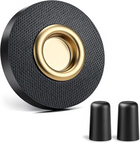 2-Piece Cello Rock Stop (Endpin Anchor) & Endpin Rubber Tip Set With Reinforced Brass Base, Non-Slip Mat, Cello Stopper, Rubber Floor Protectors, Accessories in Saudi Arabia