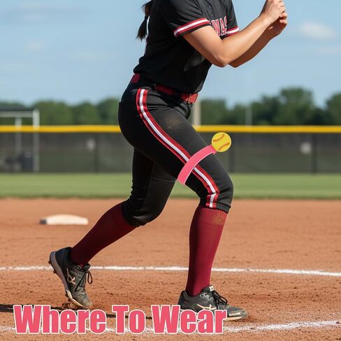 Softball Pitching Training Aid for Correct Mechanics, Softball Pitching Trainer Tools Fits Youth and Adult Practice Fastball Change Up Drop Ball Screw Ball Rise Ball Curve Ball in Saudi Arabia