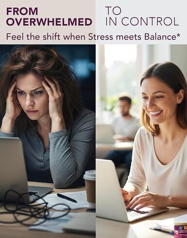 مدير الكورتيزول - مكمل دعم الغدة الكظرية للنساء والرجال - تخفيف التوتر الطبيعي ودعم الهدوء والنوم - مخفض الكورتيزول مع أشواغاندا والمغنيسيوم والثيانين والروديولا - 90 كبسولة نباتية in Kuwait