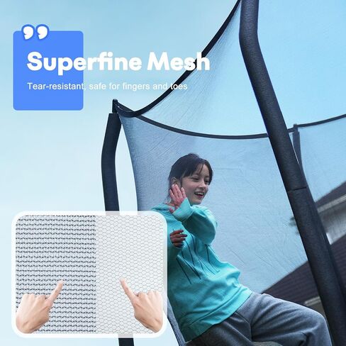 Zupapa 1800 رطل سعة الوزن مستطيل الترامبولين 10x17FT 9X15FT 8X14FT في الهواء الطلق مربع الجمباز الترامبولين للأطفال البالغين عرض طويل كبير مستطيل الترامبولين in Kuwait