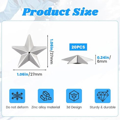 20Pcs Snowboard Stomp Pads, Pyramid Studs Snowboard Grip Stomps Pad, Anti-Slip Ski Snowboards Stomp Pad Mat, Provides Extra Grip for Snowboarding, fit for Beginner/Pro Riders(SIZE:Pentagonal style) in Kuwait