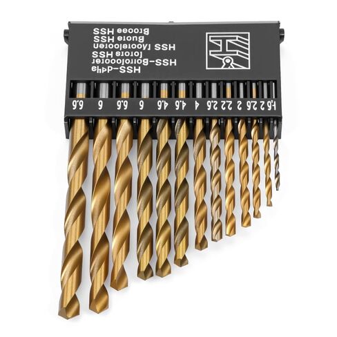 Metric Carbidet Drill bits Set 1.5mm-6.5mm 13Pcs High Speed Drill Straight Shank Mechanical Hand Drills for Stainless Steel,Hard Metal, Cast Iron, Copper, Woo in Saudi Arabia