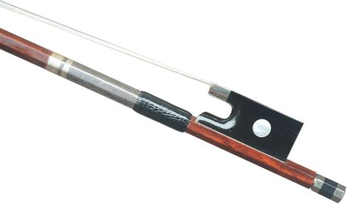 قوس الكمان الخشبي من بيرنامبوكو، مقاس 4/4، شكل مثمن من النيكل الفضي العتيق الداكن 60-62 جرام مثالي لعازفي الكمان المتقدمين أو المحترفين in Kuwait