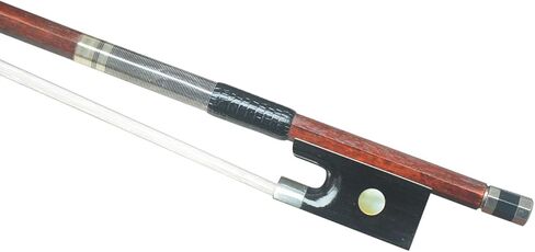 قوس الكمان الخشبي من بيرنامبوكو، مقاس 4/4، شكل مثمن من النيكل الفضي العتيق الداكن 60-62 جرام مثالي لعازفي الكمان المتقدمين أو المحترفين in Kuwait