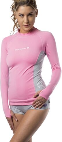 Lavacore New Women's Long Sleeve LavaSkin Shirt - Pink (Size Medium) for Scuba Diving, Surfing, Kayaking, Rafting, Paddling & Many Other Watersports in Kuwait