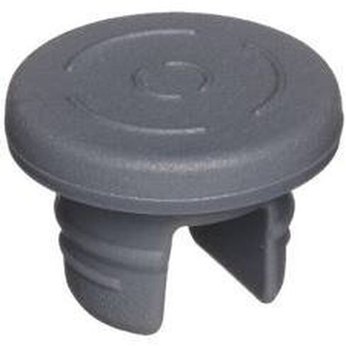 Wheaton W224100-193 Rubber 20mm Stopper with 2-Leg Lyophilization, Gray Chlorobutyl/46 (Case of 1000) in Kuwait