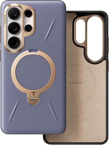TORRAS Shockproof for Samsung Galaxy S25 Ultra Case – Built-in Kickstand, Military-Grade Protection, Slim & Translucent, Marsclimber Series (Black) in Kuwait