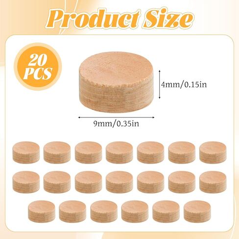 20 Pcs Water Key Corks, 9x4mm Trumpet & Trombone Spit Valve Cork Pads, Durable Replacement Pads for Brass Instrument Repair & Maintenance in Kuwait