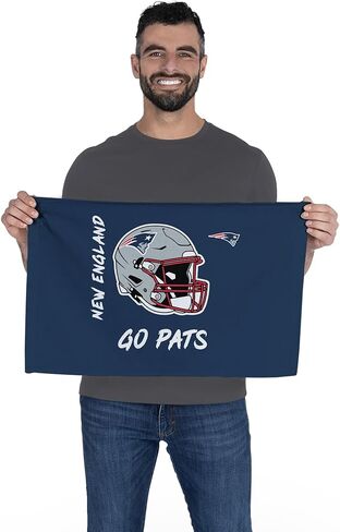شمال غرب نيو إنجلاند باتريوتس NFL رالي - منشفة رالي 18 × 15 بوصة in Saudi Arabia