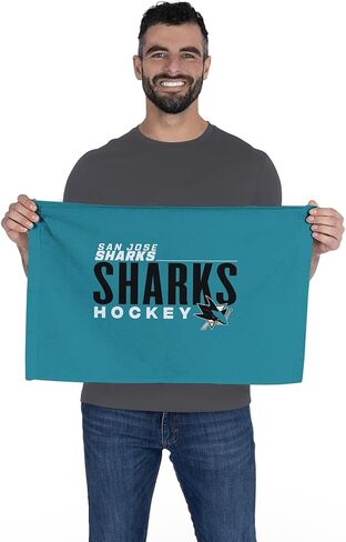 Northwest San Jose Sharks NHL City Hockey Rally Towel 18 x 15 Inches in Saudi Arabia